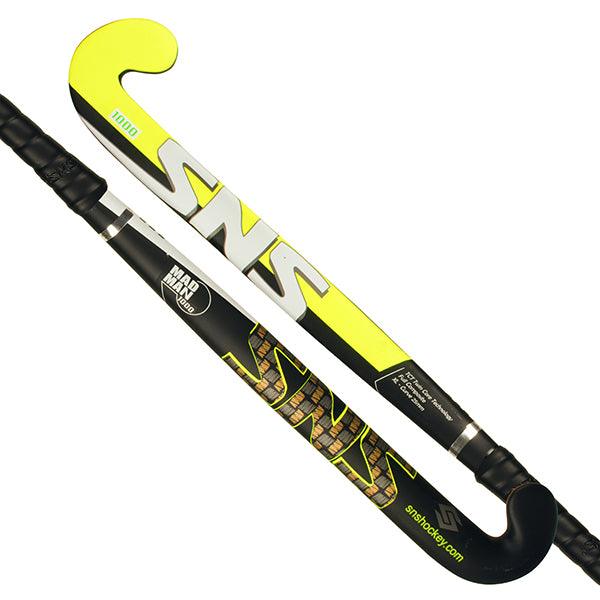 SNS Madman 1000 Composite Hockey Stick (Yellow & Black) Mill Sports