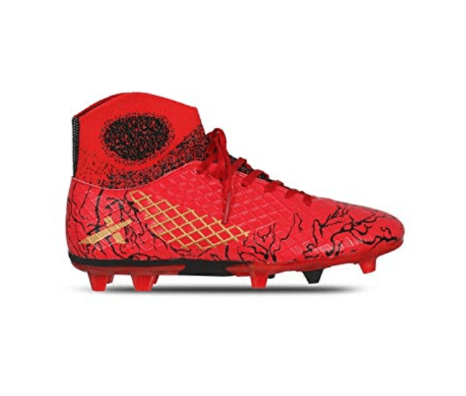 Vector X Jaguar Football Shoes (Red-Black) - Mill Sports