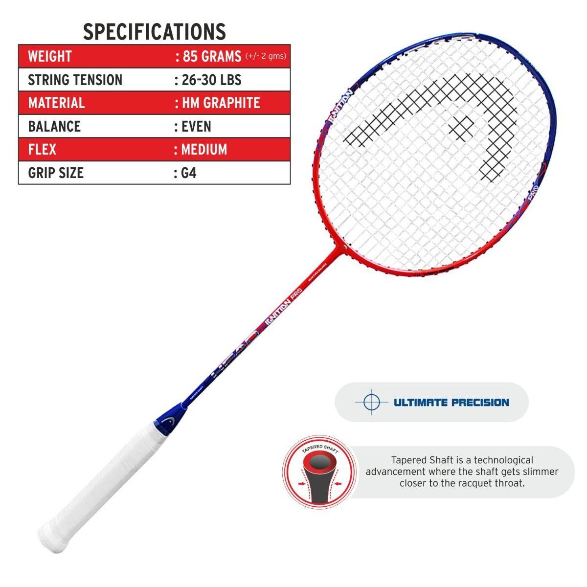 HEAD Ignition Pro Badminton Racket - Mill Sports