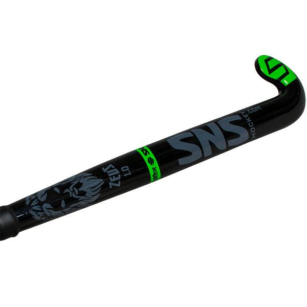 SNS Zeus 1.0 Composite Hockey Stick (XL Curve - Drag) Green - Mill Sports