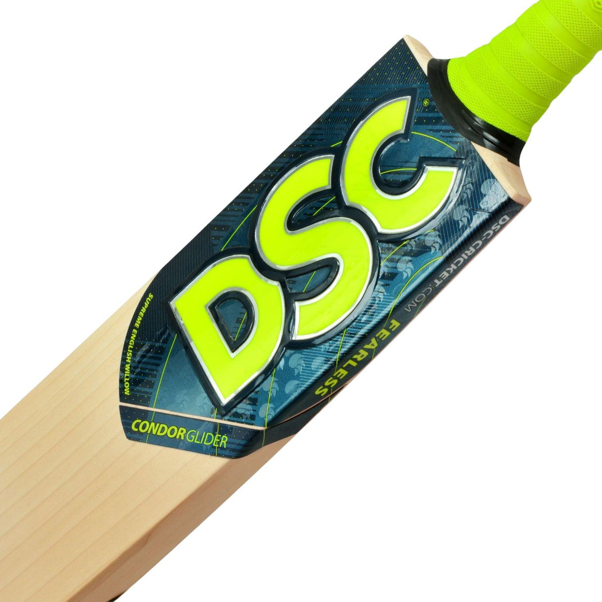 DSC Condor Glider English Willow Grade 2 Cricket Bat (Short Handle) Mill Sports