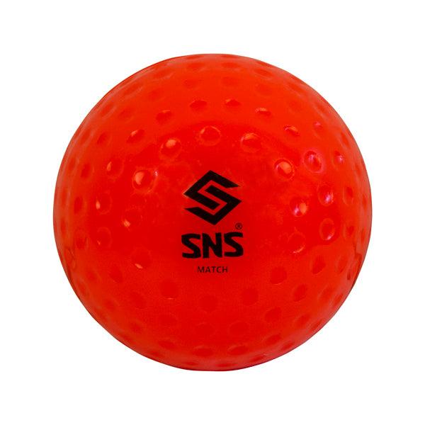 SNS Match Dimple Hockey Ball (Orange) - Mill Sports