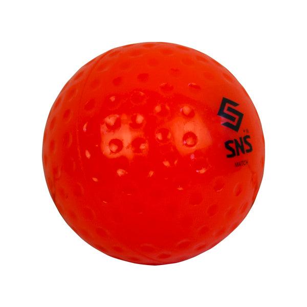 SNS Match Dimple Hockey Ball (Orange) - Mill Sports