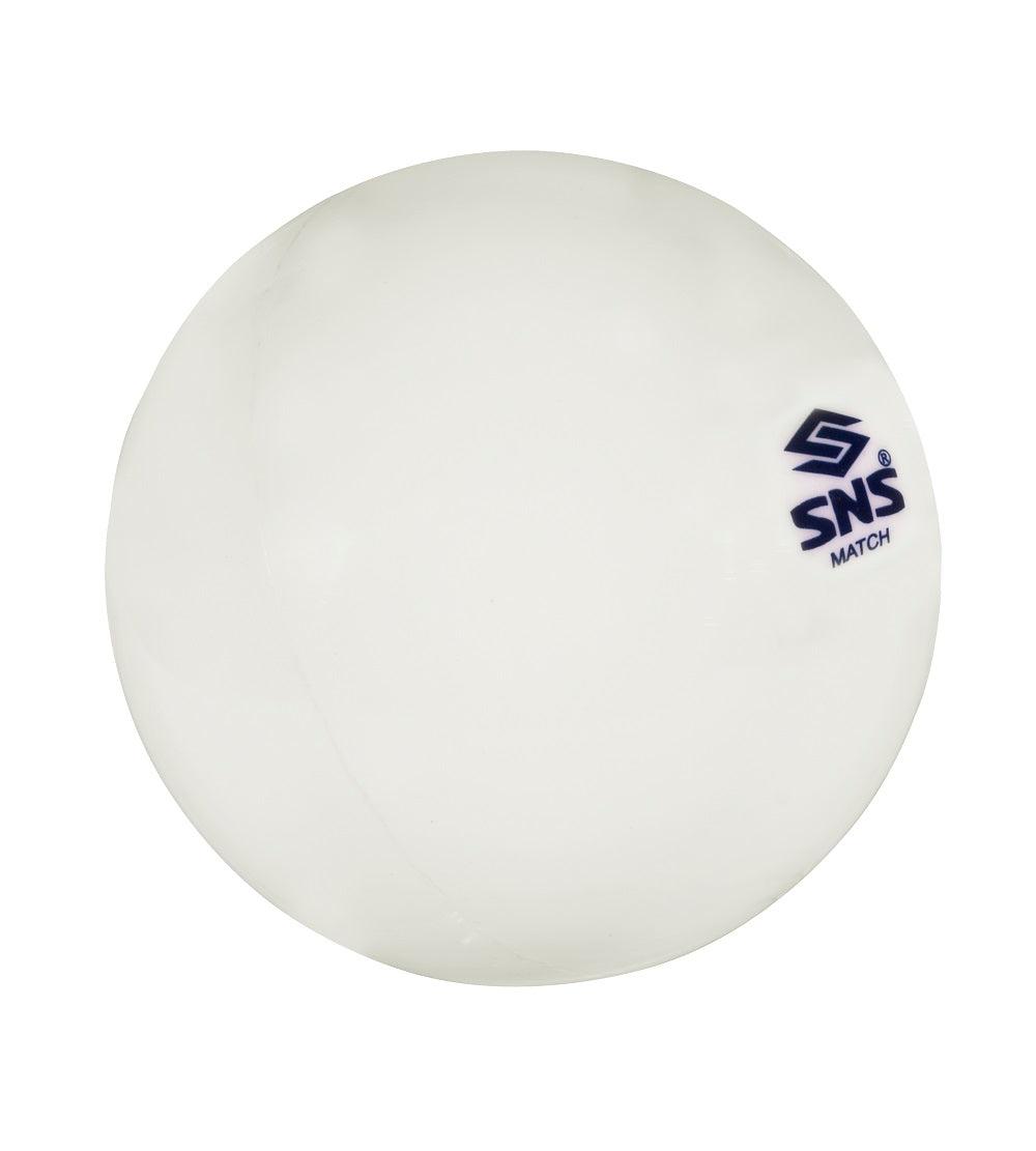 SNS Match Smooth Hockey Ball (White) - Mill Sports