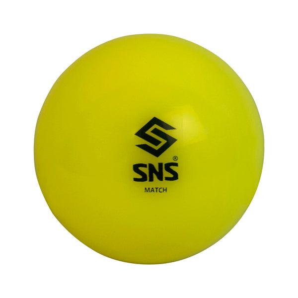 SNS Match Smooth Hockey Ball (Yellow) - Mill Sports