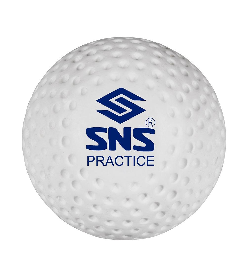 SNS Practice Dimple Hockey Ball (White) - Mill Sports