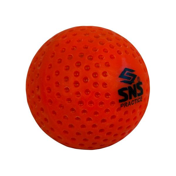 SNS Practice Dimple Hockey Ball (Orange) - Mill Sports