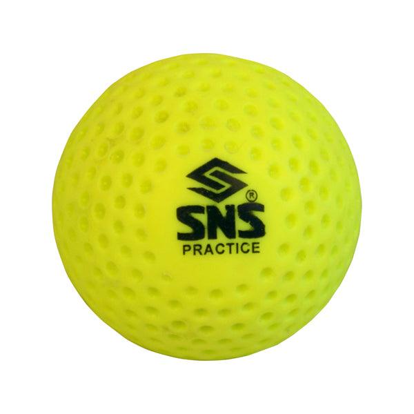 SNS Practice Dimple Hockey Ball (Yellow) - Mill Sports