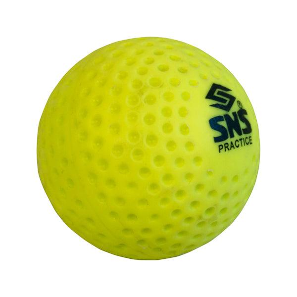 SNS Practice Dimple Hockey Ball (Yellow) - Mill Sports