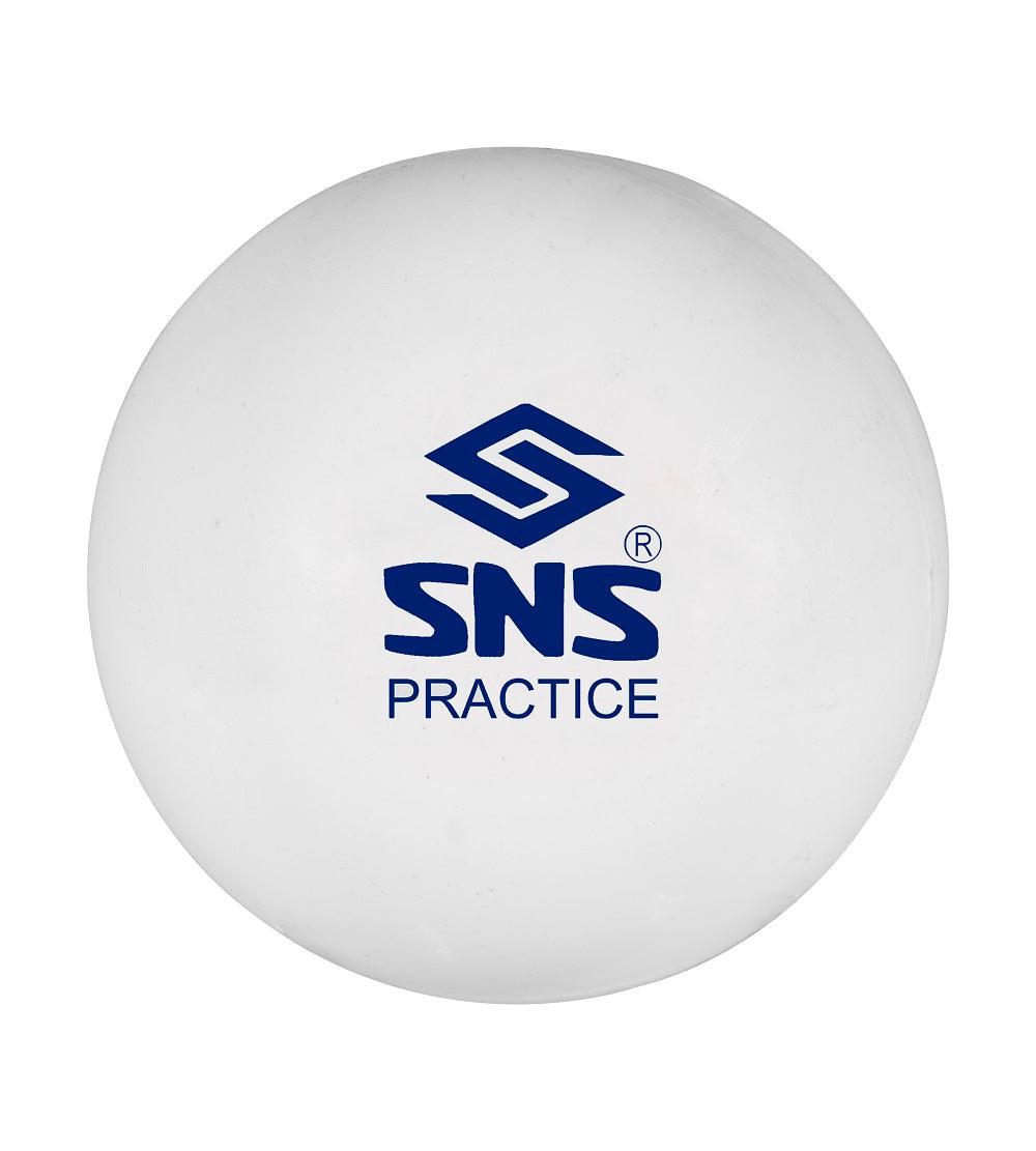 SNS Practice Smooth Hockey Ball (White) - Mill Sports