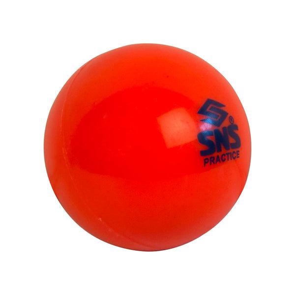 SNS Practice Smooth Hockey Ball (Orange) - Mill Sports