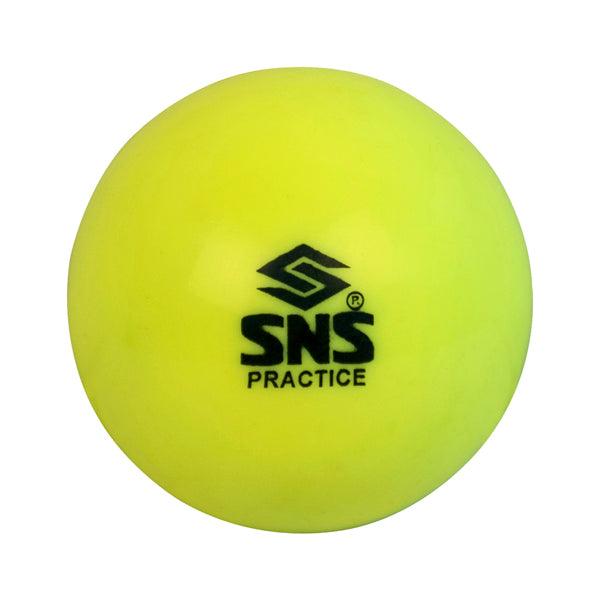 SNS Practice Smooth Hockey Ball (Yellow) - Mill Sports