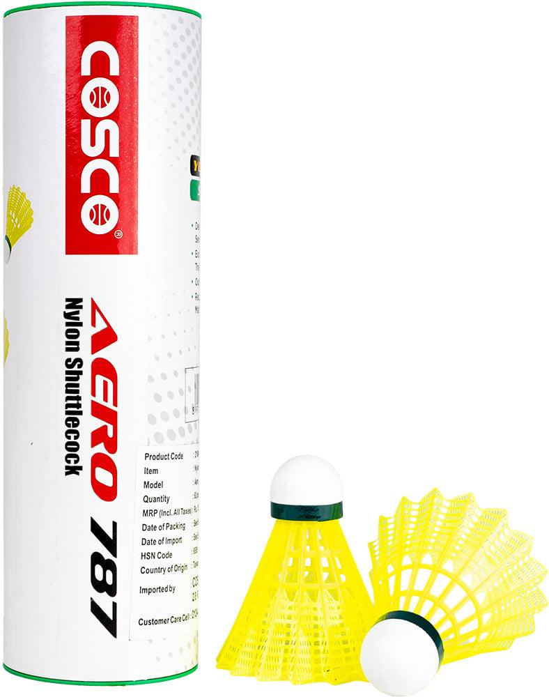Cosco Aero 787 Nylon Badminton Shuttlecock Mill Sports