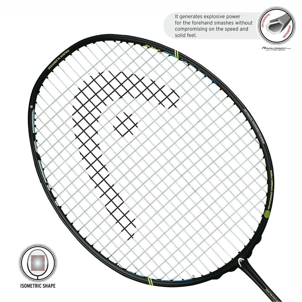 HEAD Octane Pro Badminton Racket (STRUNG) - Mill Sports