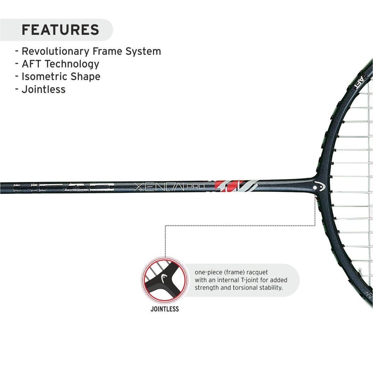 HEAD Xenon Pro Badminton Racket (STRUNG) - Mill Sports