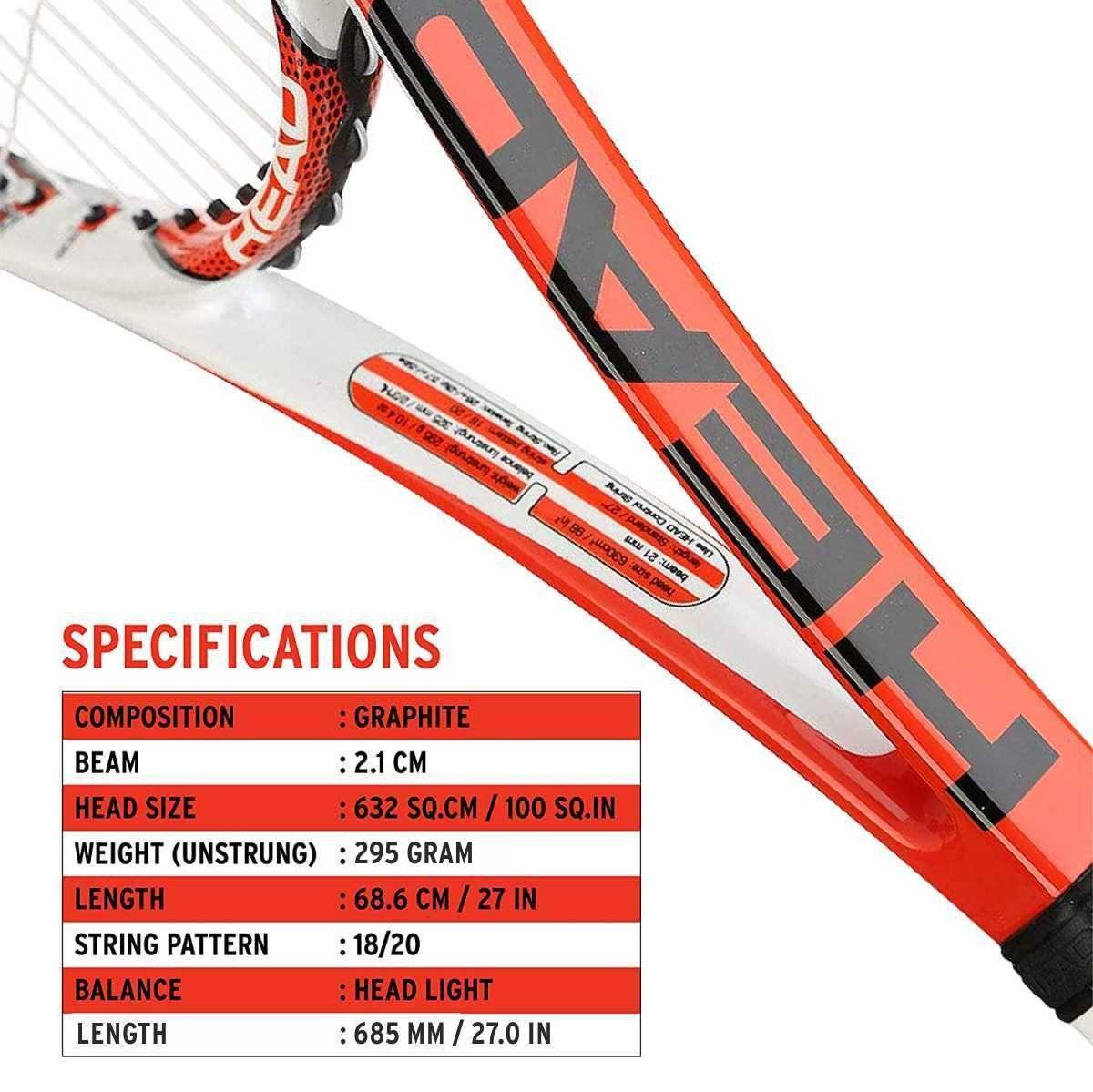 HEAD MICROGEL RADICAL MP TENNIS RACQUET - Mill Sports