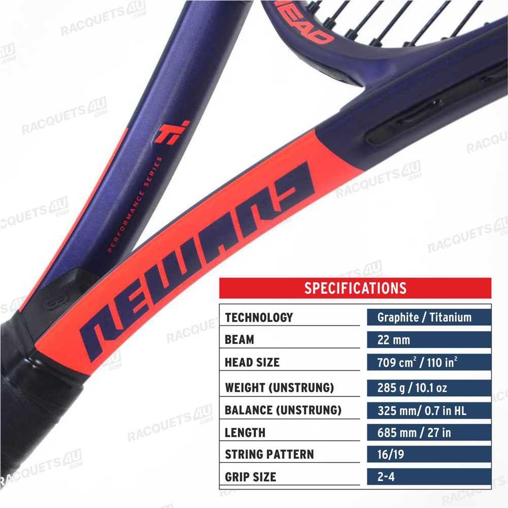 HEAD NANO TI REWARD TENNIS RACQUET - Mill Sports