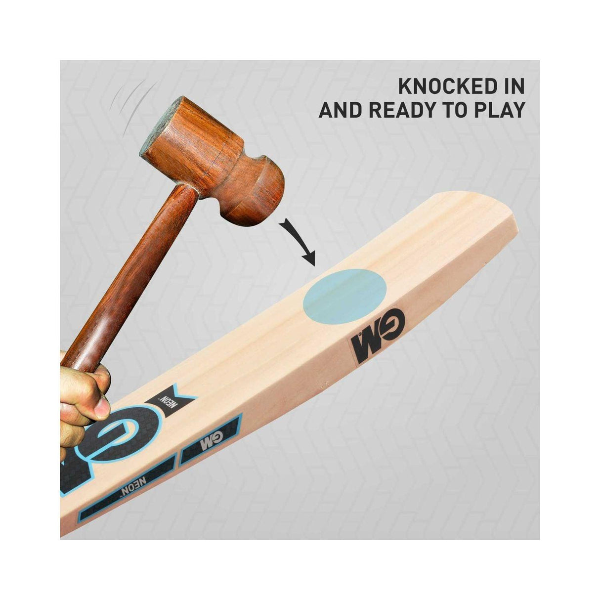 GM Neon Apex Kashmir Willow Cricket Bat (Junior) Mill Sports