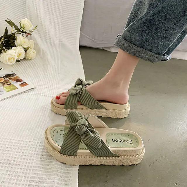 New Style Fairy Style Lady Summer Slippers - Shoply