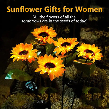 Sunflowers Solar Lawn Light - Shoply