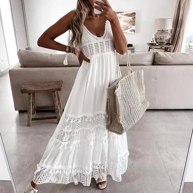 Lace Summer Dress - Shoply