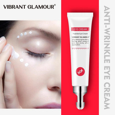 VIBRANT GLAMOUR Peptide Collagen Eye Cream: Anti-Wrinkle Serum for Dark Circles, Puffiness & Bags - Shoply