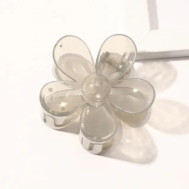 Geometric Flower Hair Clip Set - Shoply