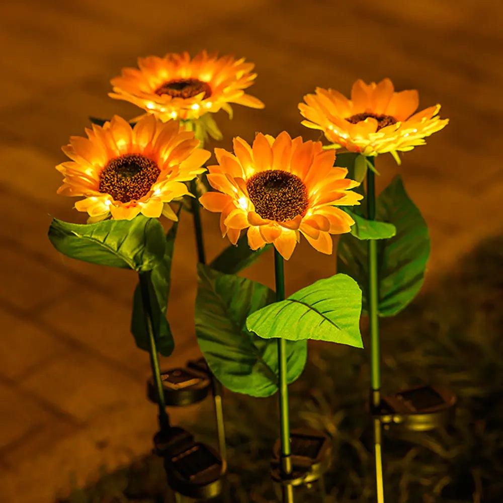 Sunflowers Solar Lawn Light - Shoply