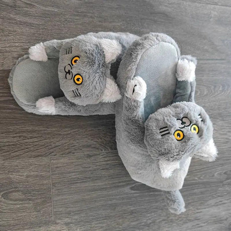Cuddly Hug Cat Slippers - Shoply