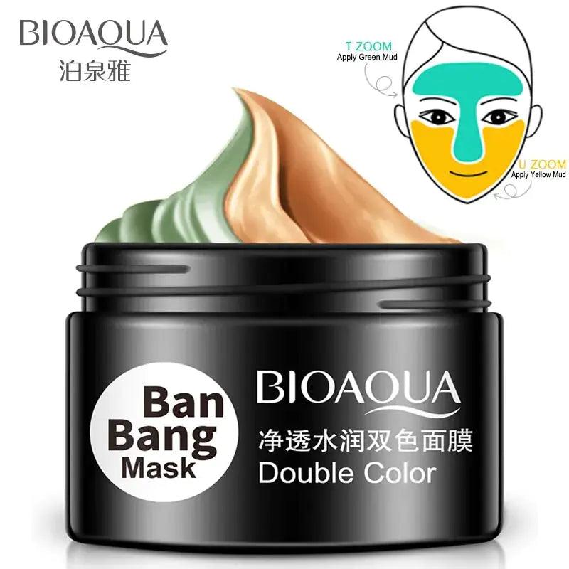 Double Color Face Mask Moisturizing Cream - Shoply