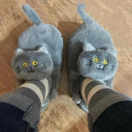 Cuddly Hug Cat Slippers - Shoply