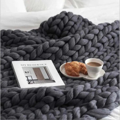 Zen Weighted Knitted Blanket - Shoply