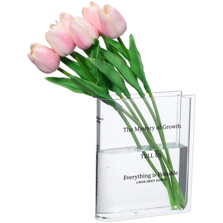 Transparent Book Vase - Shoply