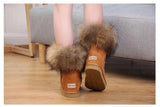 Women's Fox Fur Snow Boots - Shoply