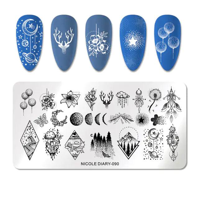 Nail Art Stamping Plates - Shoply