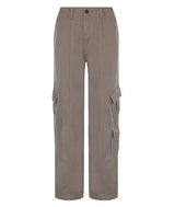 Cargo Solid Baggy Pants - Shoply