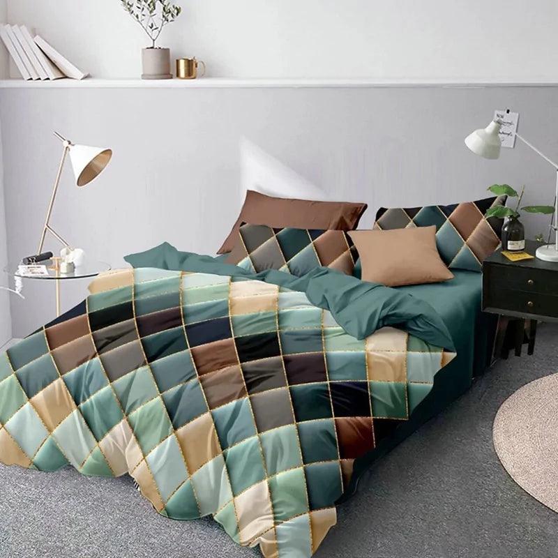 Geometry Comforter Bedding Set - Shoply