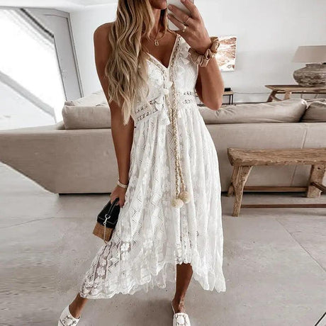 Lace Summer Dress - Shoply