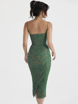 Elegant Backless Midi Dress - Shoply