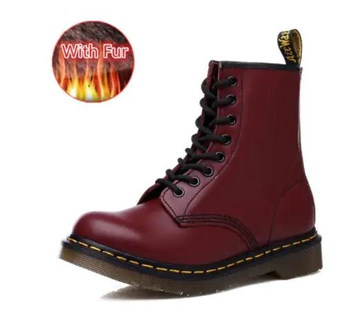 Unisex Leather Boots - Shoply
