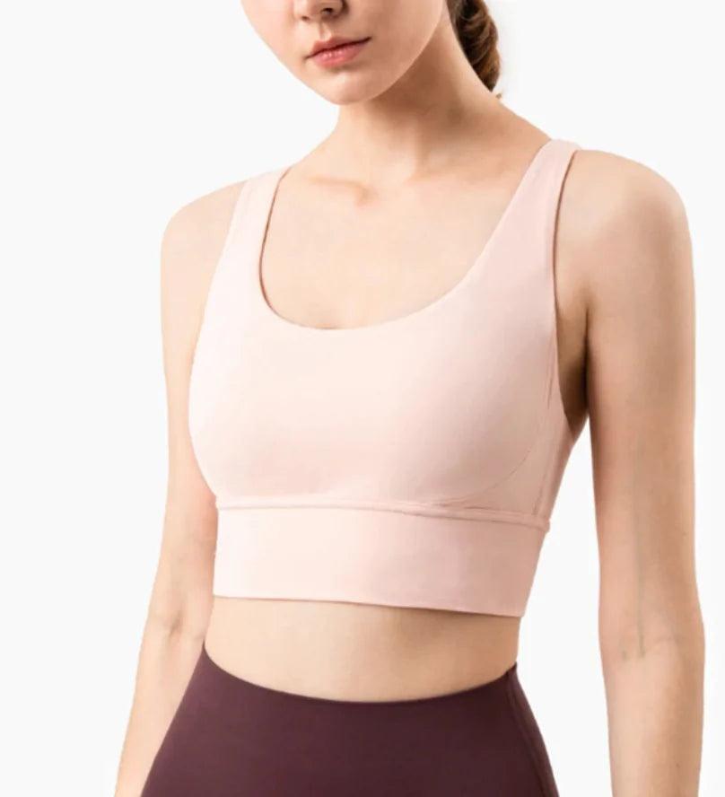 Breathable Fabric Nylon Yoga Tops - Shoply