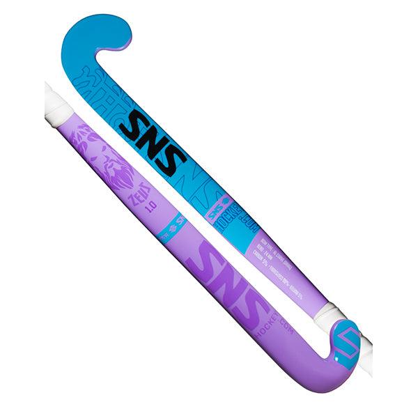SNS Zeus 1.0 Composite Hockey Stick (XL Curve - Drag) Blue- Mill Sports 