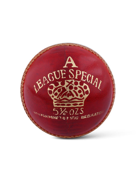 CA League Special Leather Cricket Ball (Red) Color - Mill Sports