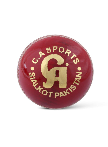 CA League Special Leather Cricket Ball (Red) Color - Mill Sports