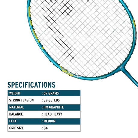 HEAD Airflow 1000 Badminton Racquet (Unstrung) Mill Sports