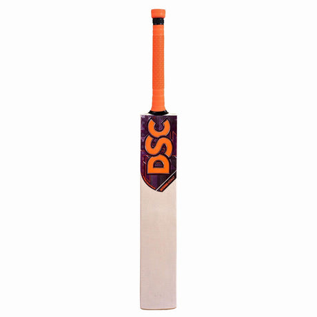 DSC Intense Assault English Willow Grade 5 Cricket Bat (Short Handle) with Orange Grip Mill Sports