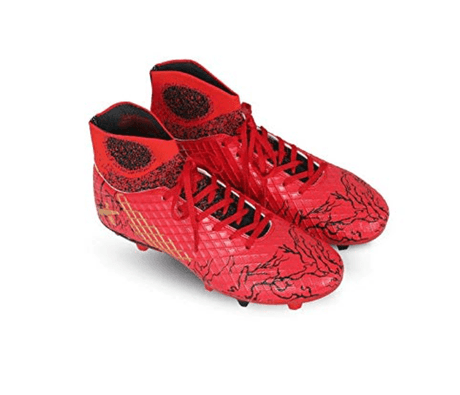 Vector X Jaguar Football Shoes (Red-Black) - Mill Sports 