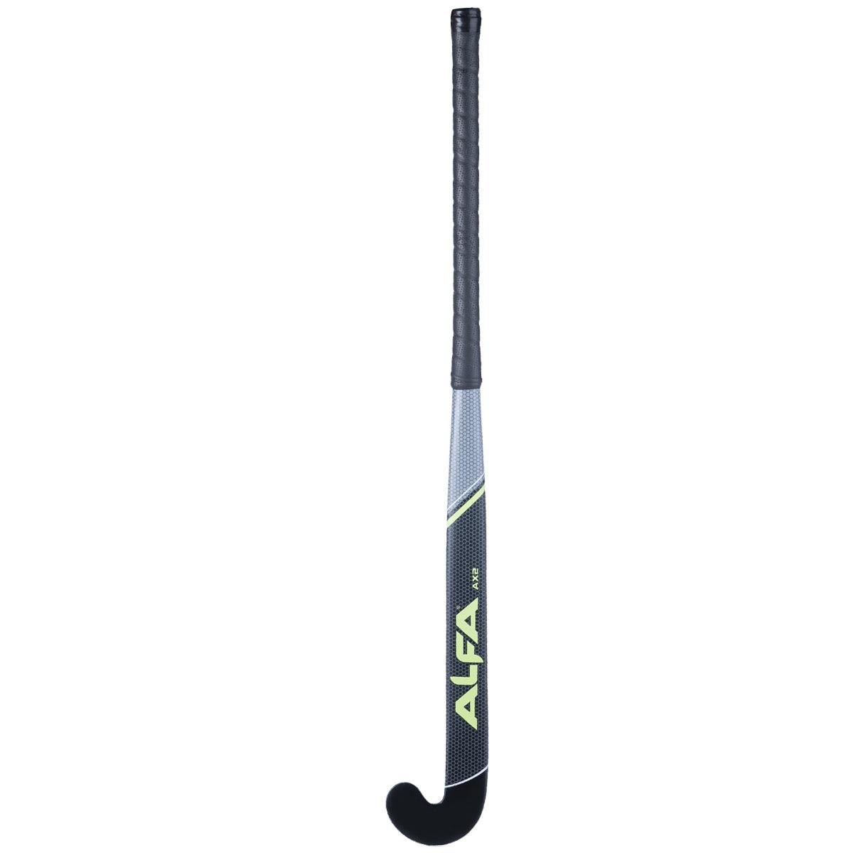 Alfa AX-2 Junior Composite Field Hockey Stick Black Color Mill Sports