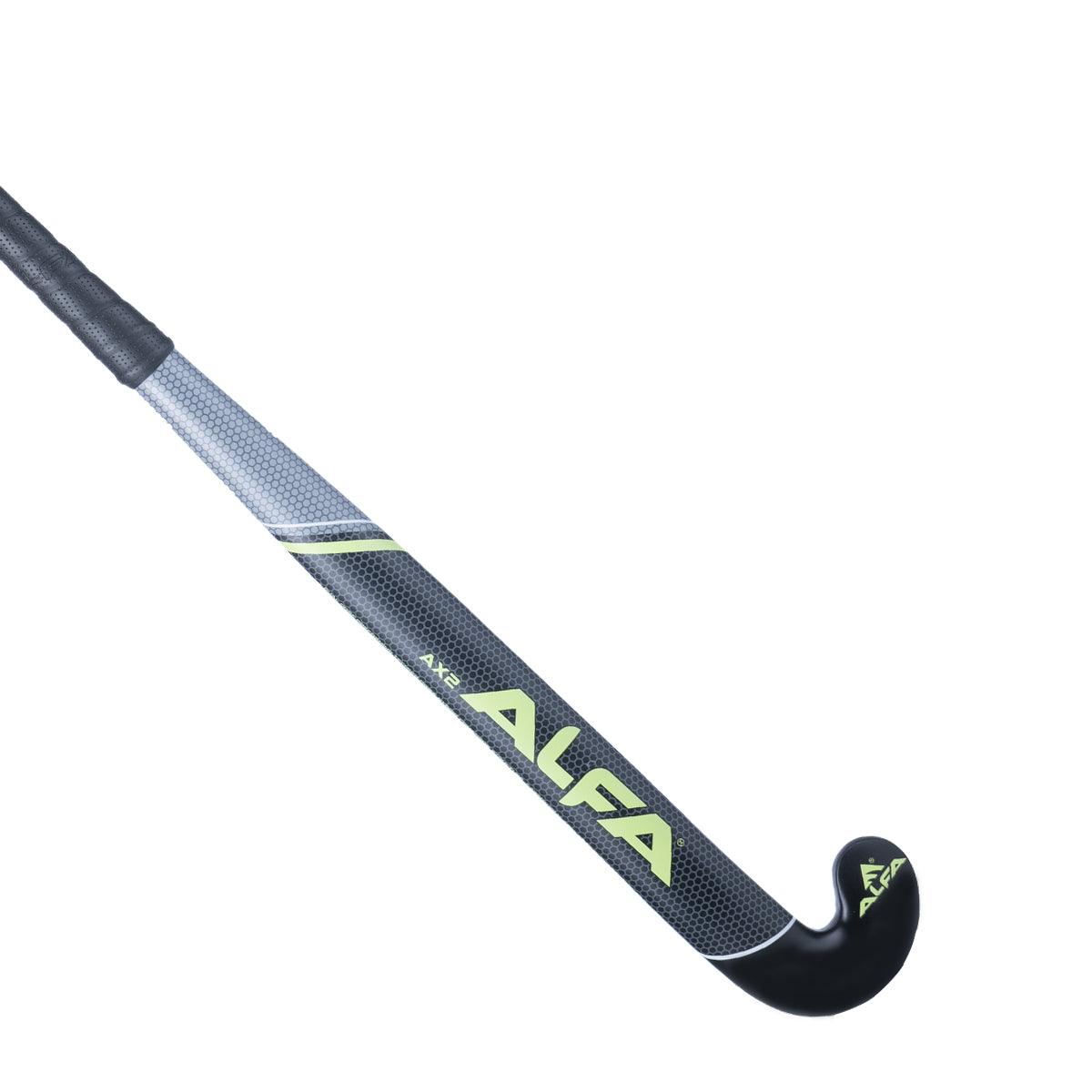 Alfa AX-2 Junior Composite Field Hockey Stick Black Color Mill Sports