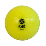 SNS Match Dimple Hockey Ball (Yellow) - Mill Sports 